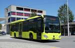 (278'648) - Aus Liechtenstein: BOS PS Anstalt, Vaduz - Nr. 553/FL 40'220 - Mercedes (ex PLA Vaduz Nr. 48/PID 11'170) am 8. August 2025 beim Bahnhof Buchs