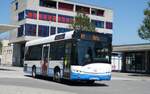 (278'654) - BSW Sargans - Nr. 338/SG 269'234 - Solaris am 8. August 2025 beim Bahnhof Buchs