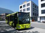 (277'134) - Aus Liechtenstein: BOS PS Anstalt, Vaduz - Nr. 552/FL 40'219 - Mercedes (ex PLA Vaduz Nr. 47/PID 10'909) am 20. Juni 2025 beim Bahnhof Sargans