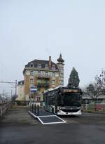 (284'204) - TGA, Arbon (Eurobus) - TG 686 - eKarsan am 16. Januar 2026 beim Bahnhof Arbon