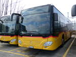 (272'064) - CarPostal Ouest - VD 475'383/PID 10'528 - Mercedes (ex TPB, Sdeilles) am 15. Februar 2025 in Yverdon, Garage