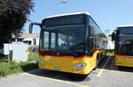 (278'743) - CarPostal Ouest - VD 608'086/PID 10'990 - Mercedes (ex JU 43'870) am 9. August 2025 in Yverdon, Garage