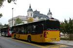 (281'211) - PostAuto Wallis - Nr. 3/VS 414'345/PID 10'957 - Mercedes am 11. Oktober 2025 beim Bahnhof Yverdon