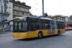 (281'779) - PostAuto Wallis - VS 531'960/PID 10'600 - MAN (ex CarPostal Ouest) am 24. Oktober 2025 beim Bahnhof Visp
