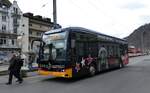 (283'417) - PostAuto Wallis - VS 581'437/PID 12'194 - eMercedes am 23. Dezember 2025 beim Bahnhof Brig