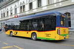 (283'421) - PostAuto Wallis - VS 581'439/PID 12'196 - eMercedes am 23. Dezember 2025 beim Bahnhof Brig