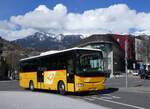 (272'763) - Evquoz, Erde - VS 22'870/PID 5488 - Irisbus am 11. Mrz 2025 beim Bahnhof Sion