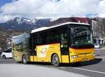 (272'766) - PostAuto Wallis - Nr. 24/VS 317'837/PID 5322 - Irisbus (ex TMR Martigny Nr. 139) am 11. Mrz 2025 beim Bahnhof Sion