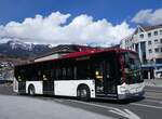 (272'769) - PostAuto Wallis - Nr. 72/VS 415'457/PID 5337 - Mercedes (ex Lathion, Sion Nr. 72) am 11. Mrz 2025 beim Bahnhof Sion