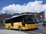 (272'773) - PostAuto Wallis - Nr. 21/VS 365'402/PID 5039 - Irisbus am 11. Mrz 2025 beim Bahnhof Sion