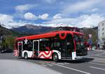 (273'986) - PostAuto Wallis - VS 574'957/PID 12'149 - eMercedes am 14. April 2025 beim Bahnhof Sion
