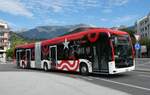 (278'512) - PostAuto Wallis - Nr. 138/VS 574'970/PID 12'138 - eMercedes am 5. August 2025 beim Bahnhof Sion