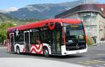 (278'517) - PostAuto Wallis - Nr. 151/VS 574'959/PID 12'151 - eMercedes am 5. August 2025 beim Bahnhof Sion