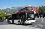 (278'523) - PostAuto Wallis - Nr. 72/VS 415'457/PID 5337 - Mercedes (ex Lathion, Sion Nr. 72) am 5. August 2025 beim Bahnhof Sion