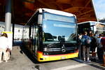 (279'276) - PostAuto Wallis - Nr. 144/VS 574'952/PID 12'144 - eMercedes am 23. August 2025 beim Bahnhof Sion