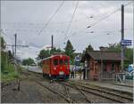 Die Blonay Chamby Bahn eröffnet die Saison 2025 mit dem prächtigen Bernina Bahn RhB ABe 4/4 I 35, der hier in Blonay auf die Abfahrt wartet. 

3. Mai 2025