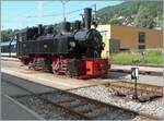 Niete um Niete strahlt in der Sonne, als die SEG G 2x 2/2 105 der Blonay Chamby Bahn in Blonay rangiert. 

9. Aug. 2025 