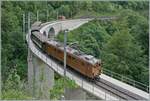 Das  Festival Suisse de la vapeur  (Schweizer Dampffestival 2025) zeigt auch immer wieder herrliche elektrische Züge. Besonders eindrücklich fand ich die RhB Bernina Bahn Ge 4/4 81 der Blonay Chamby Bahn beim Überqueren des Baye des Clarens Viaduktes die aus dieser Position ihre ganze Grösse zeigt.

8. Juni 2025