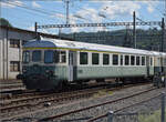 150 Jahre Emmentalbahn.

RABe 576 201 der EBT begiebt sich in die Abstellgruppe. Im Bild der Steuerwagen ABt 202 der VHB. Burgdorf, Mai 2025.
