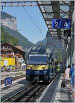 Der BOB ABDeh 8/8 325 erreicht sein Ziel Lauterbrunnen.

23. Juli 2024  
