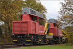 Tm 234 002 und Tm 234 119 in Dulliken. November 2025.