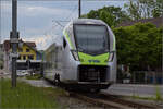 RABe 528 209 in Huttwil. Mai 2025.