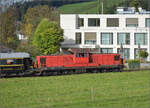 Dampftage Huttwil 2024 mit Diesel, Elektro und Dampfgiganten.

Bm 6/6 18505 der OeBB bei der Gleisanlage der Landi in Huttwil. Oktober 2024.