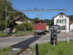 150 Jahre Tösstalbahn.

Ee 3/3 16363 rangiert in Bäretswil. September 2025.