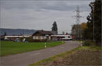 RABe 521 021 in Hendschiken. November 2025.