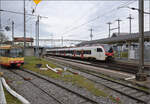 RABe 523 110 'Le Day' in Chavornay. Dezember 2025.