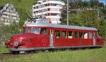 150 Jahre Tösstalbahn.

RCe 2/4 607 bei der Ankunft in Bauma. September 2025.