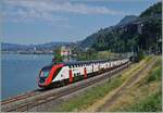 Nur wenige Meter vom Herstellerwerk ist der SBB RABe 502 210 (UIC 94 85 0502 210-3 CH-SBB) kurz nach Villeneuve auf dem Weg nach Lausanne. Im Hintergrund ist das Château de Chillon zu erkennen. Auf der Simplon-Strecke verkehren bisher noch keinen Twindexx-Züge, somit kommt man bei Fahrten vom oder zum Herstellerwerk in den Genuss die Züge in dieser schönen Landschaft fotografieren zu können.

30. Juni 2025 