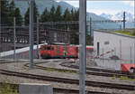 Deh II 4/4 92 'Realp' aus dem Sortiment der FO in Andermatt. Juli 2024.