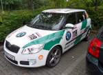 Skoda Fabia 2 Werbefahrzeug des Skoda-Autozentrums Dsseldorf. Aufgenommen am 28.08.2009 in Erkrath. Ich wrde mich freuen, wenn ihr auch meine Skoda-Modellauto-Homepage auf www.skoda-modelle.de besucht. 
