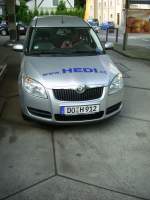 Skoda Roomster der Firma Hedi. Aufgenommen in Wuppertal. Ich wrde mich freuen, wenn ihr auch meine Skoda-Modellauto-Homepage auf www.skoda-modelle.de besucht.