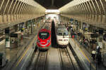 ETR 400 und AVE S-100 in Sevilla Santa Justa (5. Februar 2025)