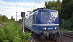 Flex Bahndienstleistungen GmbH, Leipzig mit der geleasten SRI Lok  151 123-7  (NVR:  91 80 6151 123-7 D-FLEX ) am 01.09.25 Durchfahrt Bahnhof Berlin Hohenschönhausen.