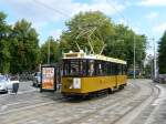 RET Museumfahrzeug 515 Stationssingel Rotterdam 13-07-2009.
