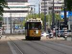RET Museum ROMEO Strassenbahnfahrzeug 522 Werkspoor Baujahr 1931. Coolsingel, Rotterdam  04-07-2024. 

RET tram 522 motorwagen gebouwd in 1931 door Werkspoor. Nu eigendom van ROMEO. Coolsingel, Rotterdam 04-07-2024.