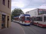 Darmstdter 9858 in der Friedrich Ebert Strae (29.06.2003)