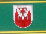Cottbuser Stadtwappen am HTw 24 .