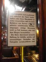 Warnblatt im HBw 13 .