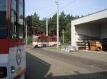 Tw 65 am 09.08.09 im Betriebshof Neu Schmellwitz .