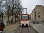 Tw 65 an der Umleitungsstrecke Lutherstrae  (26.12.2008)