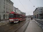 Tw 129 am 22.02.09 an der Stadthalle .