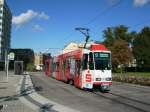 Tw 135 kurz vor der Haltestelle Stadthalle (02.10.2008)