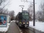 Tw 138 am 22.02.09 in der Schleife Jessener Strae .