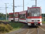 Tw 138 am 09.08.09 im Betriebshof Neu Schmellwitz .