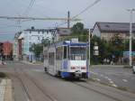 Tw 141 am 12.08.09 auf der Fahrt nach Alt Schmellwitz .