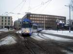 Tw 141 am 07.01.09 an der Stadthalle .